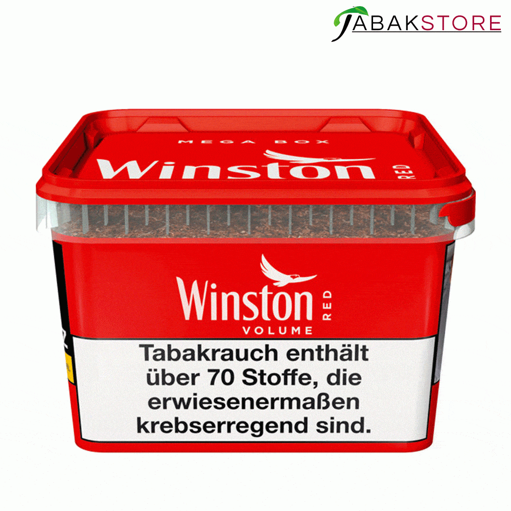 Winston Red Mega-Box 34,95 Euro | 135g Volumentabak