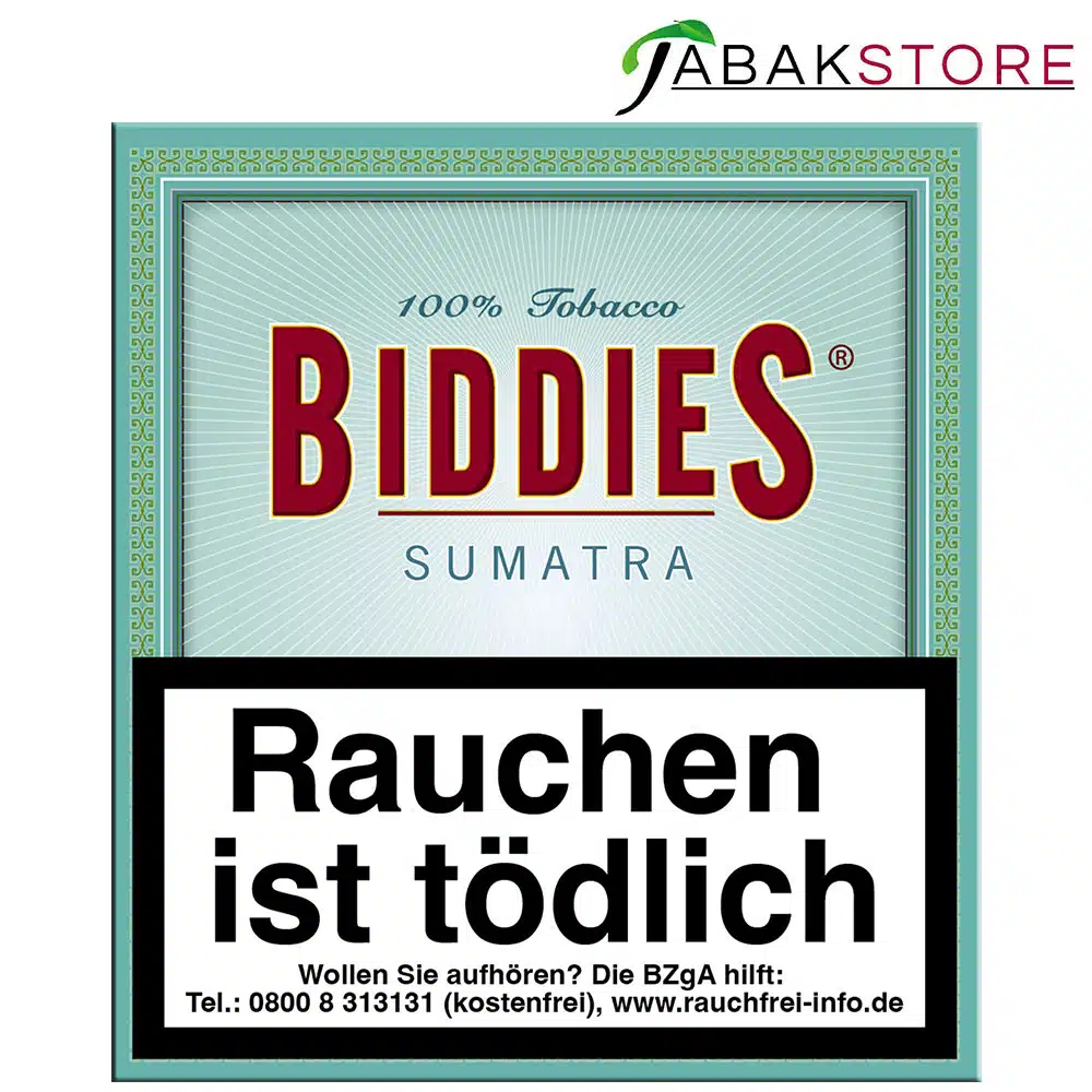 Biddies Sumatra 10,80 Euro | 20 Zigarillos