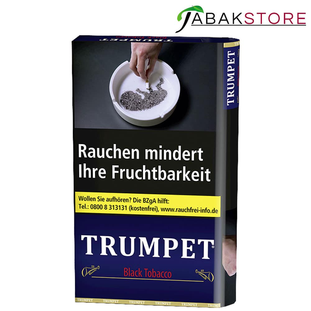 Trumpet Black | Zware Shag Drehtabak | 38g Päckchen | 6,20 Euro