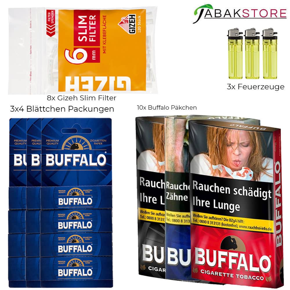 Buffalo Tabak | Alle Sorten & Größen | Online Kaufen Im Tabakstore.de