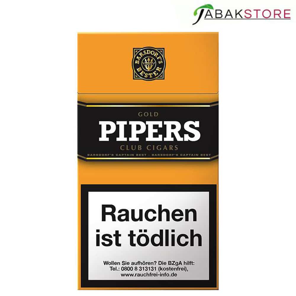 Gold Pipers Zigarillos | 1×10 Club Cigars | 1,50€