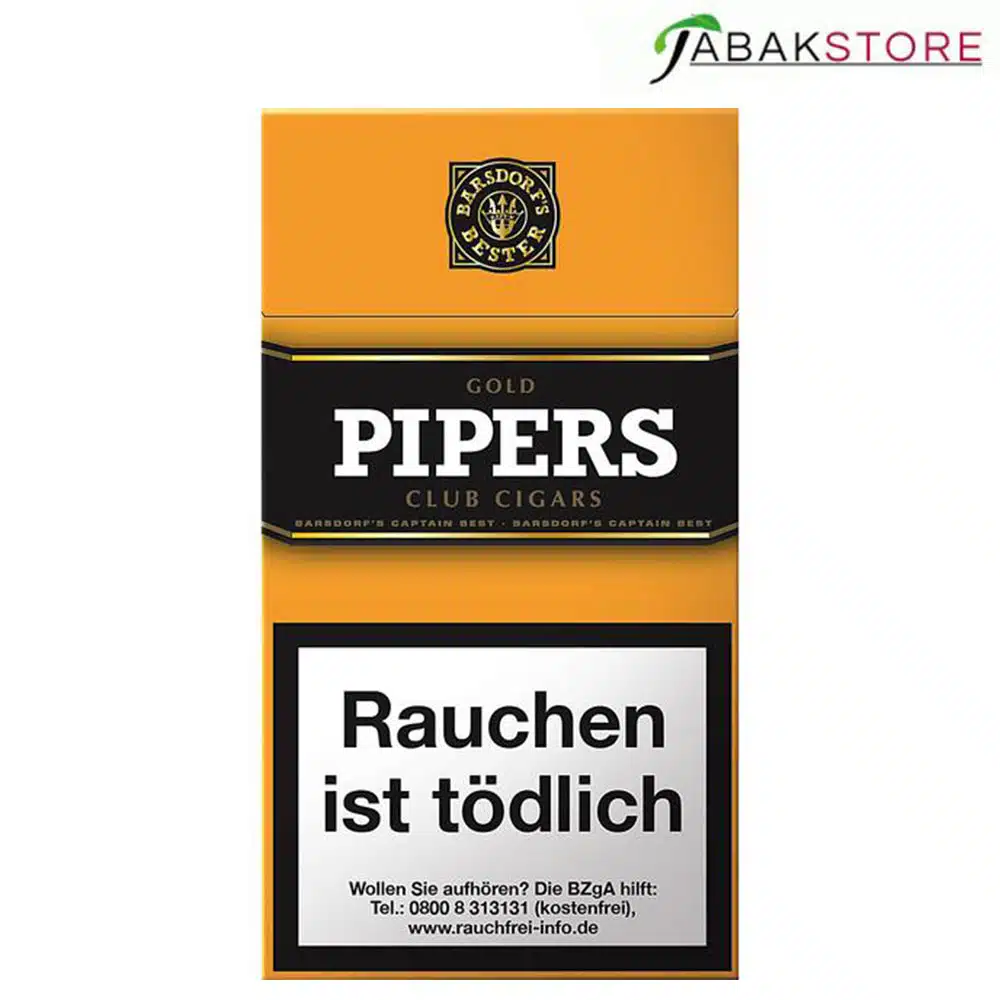 Gold Pipers Zigarillos | 1×10 Club Cigars | 1,70€