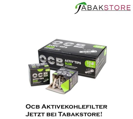 OCB-Aktivkohlefilter-Tabakstore