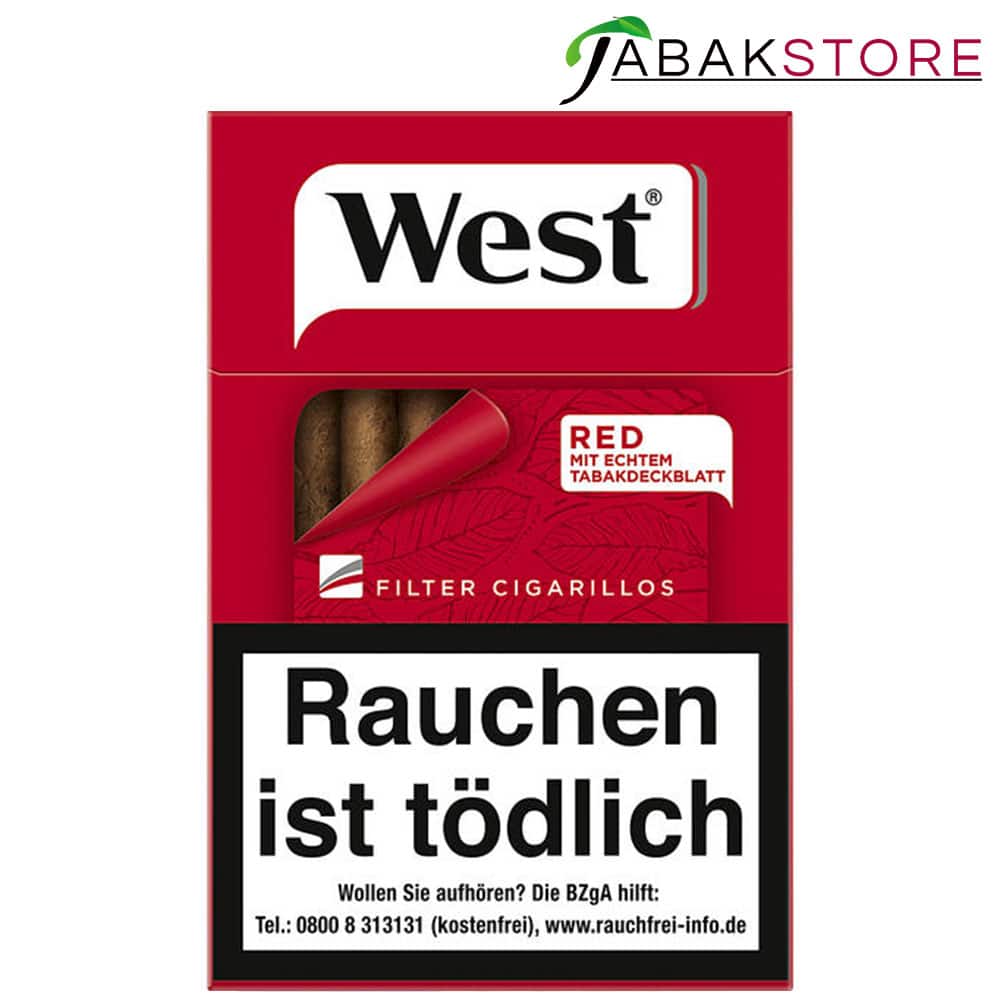 West Rot Zigarillos | 3,00€ | 17 Stück