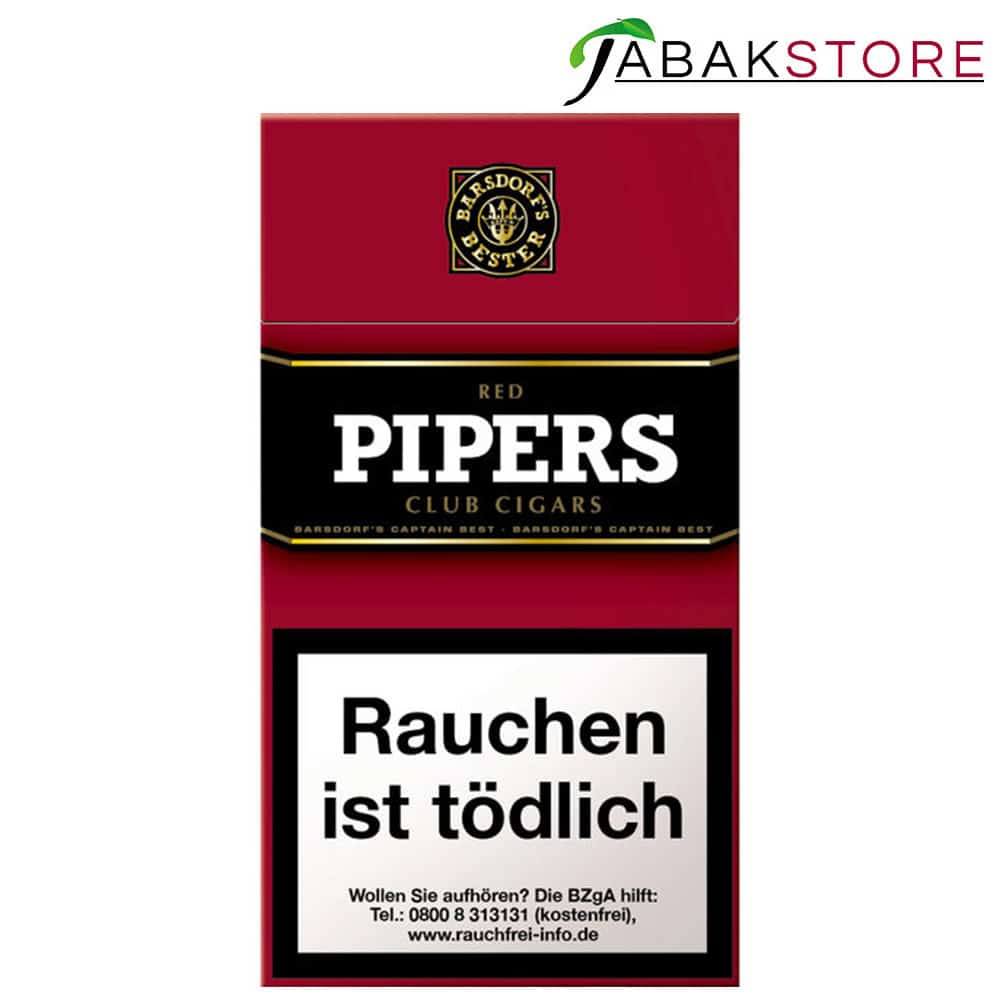 Red Pipers Zigarillos | 1×10 Club Cigars | 1,50€