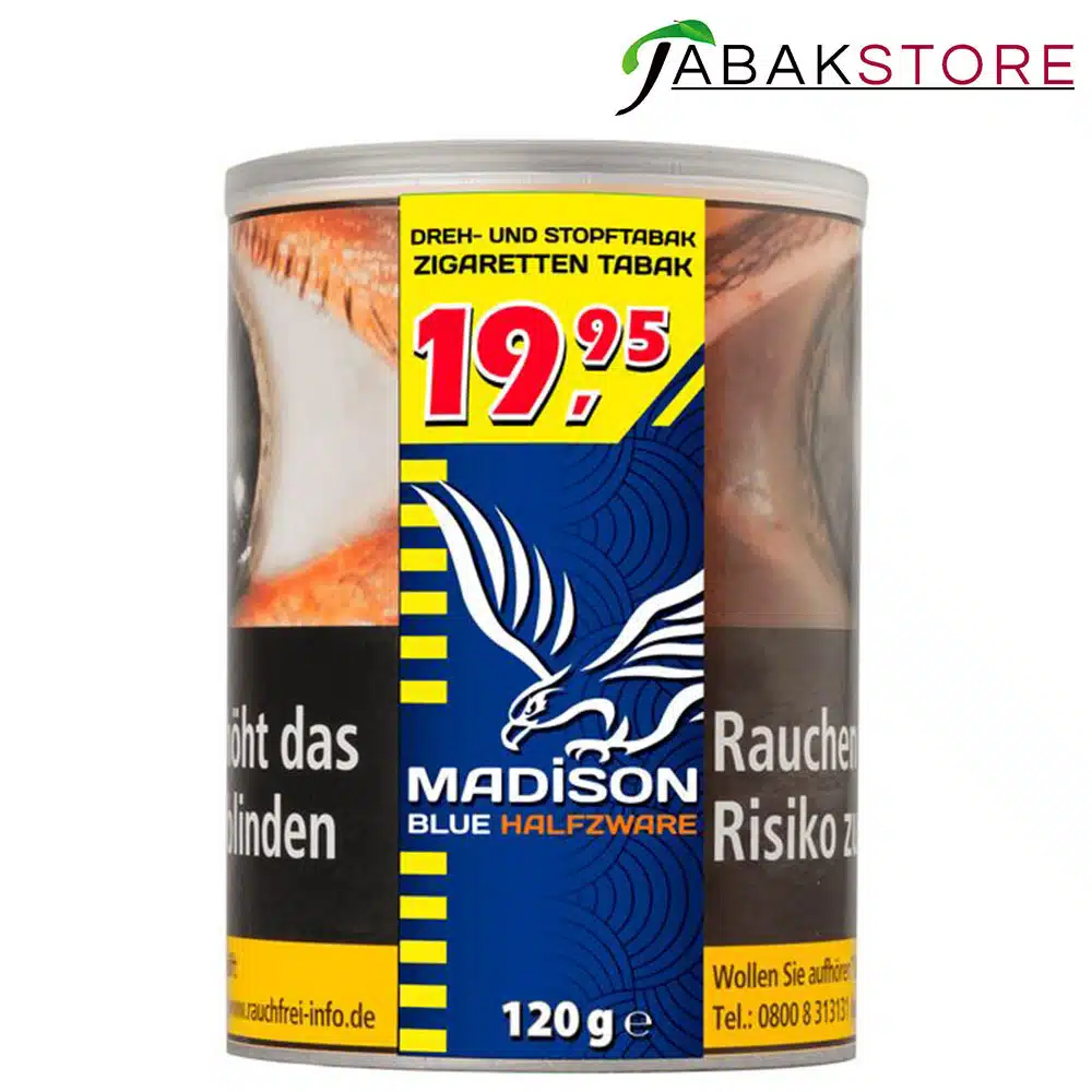 Madison Blue 19,95 Euro | 120g Dreh- und Stopftabak