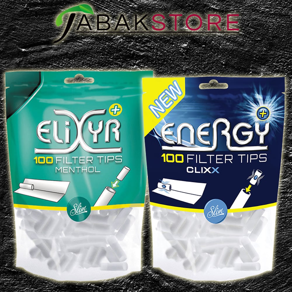 Elixyr-Energy Filter Tips, Menthol Aroma, Online kaufen