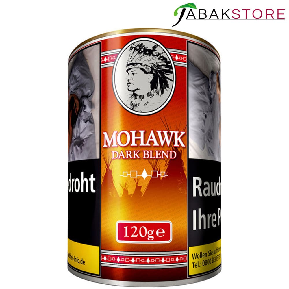 Mohawk Zigarettentabak | Dark Blend | 115g Dose | 19,95 Euro