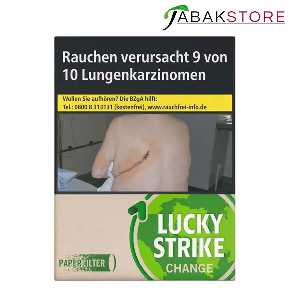 Lucky Strike Change Green 10 Euro | 25 Zigaretten |