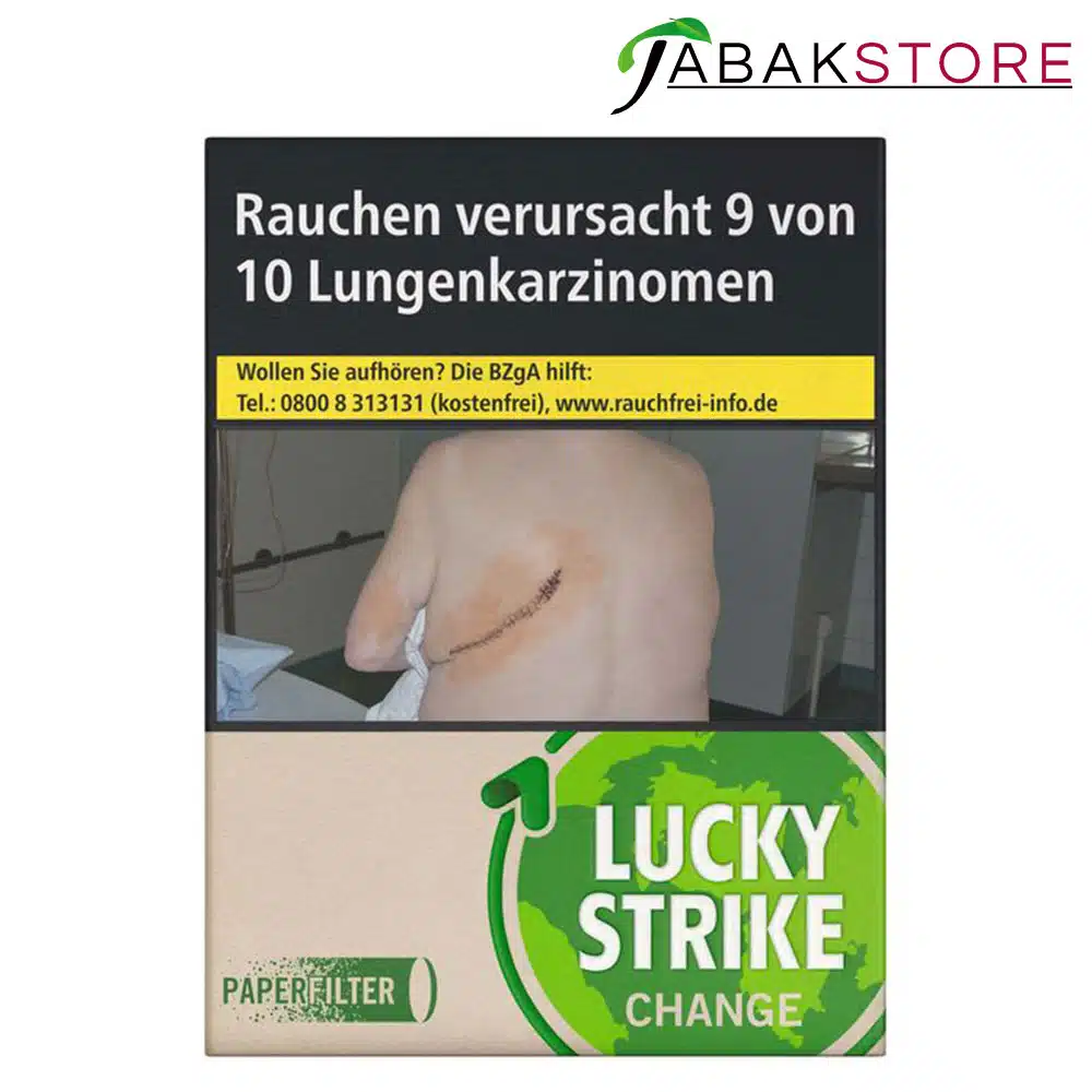 Lucky Strike Change Green 10 Euro | 24 Zigaretten |