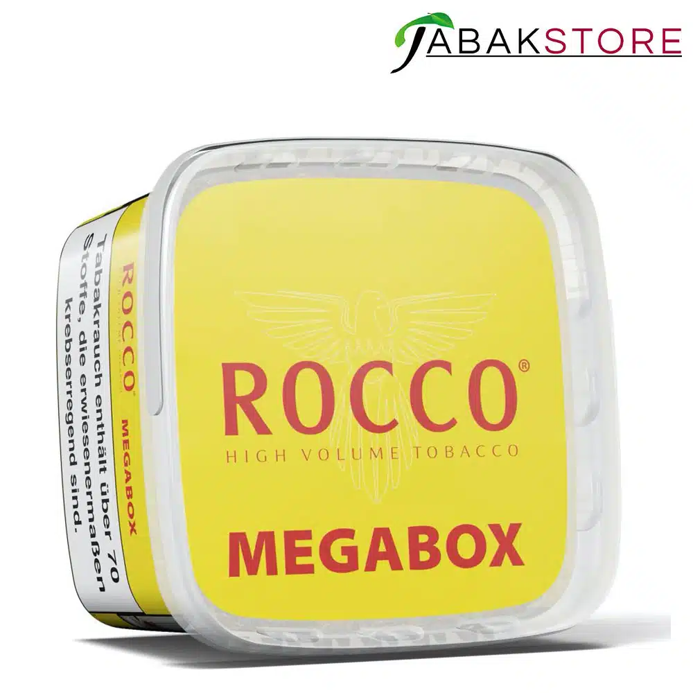 Rocco GELB | Megabox | 185g Volumentabak | 28,95 Euro