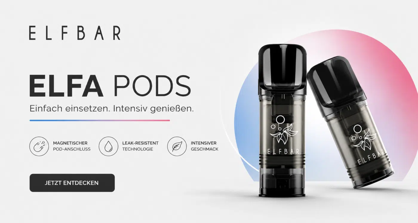 Elfbar e-Zigarette & Einweg Vapes - bereits ab 3,49 Euro