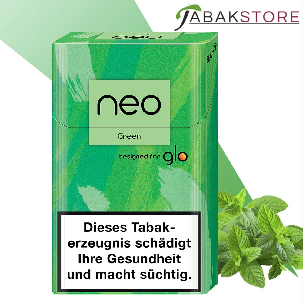 Neo Green 5,80 Euro  20 Sticks - Tabakstore