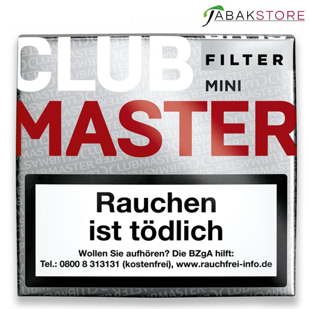 Clubmaster Mini Filter Red 5,70 Euro | 20 Zigarillos