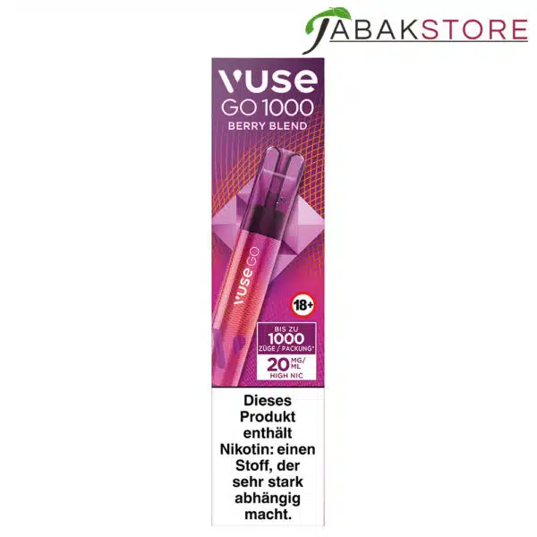 Vuse-GO-1000-Berry-Blend-20mg-Verpackung