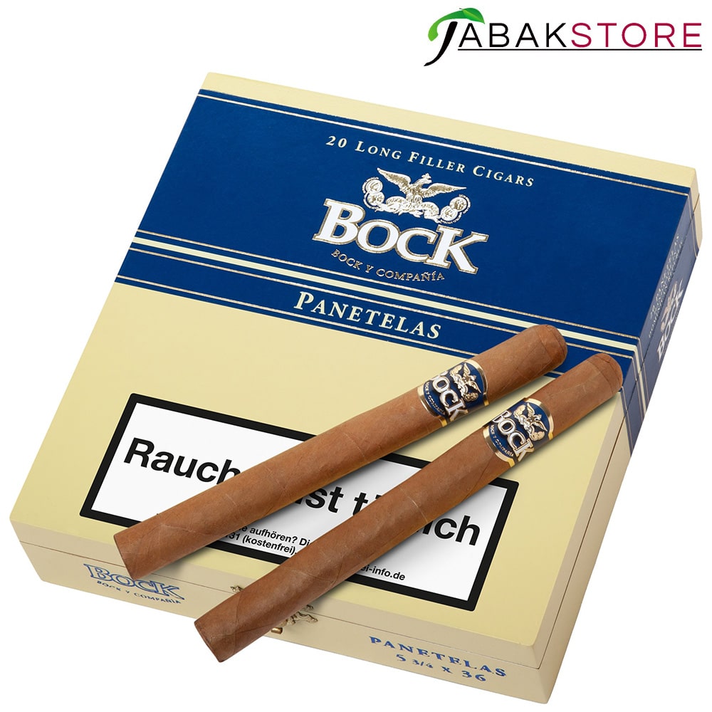 Bock Y Zigarren, Panetelas, 20er Holzbox