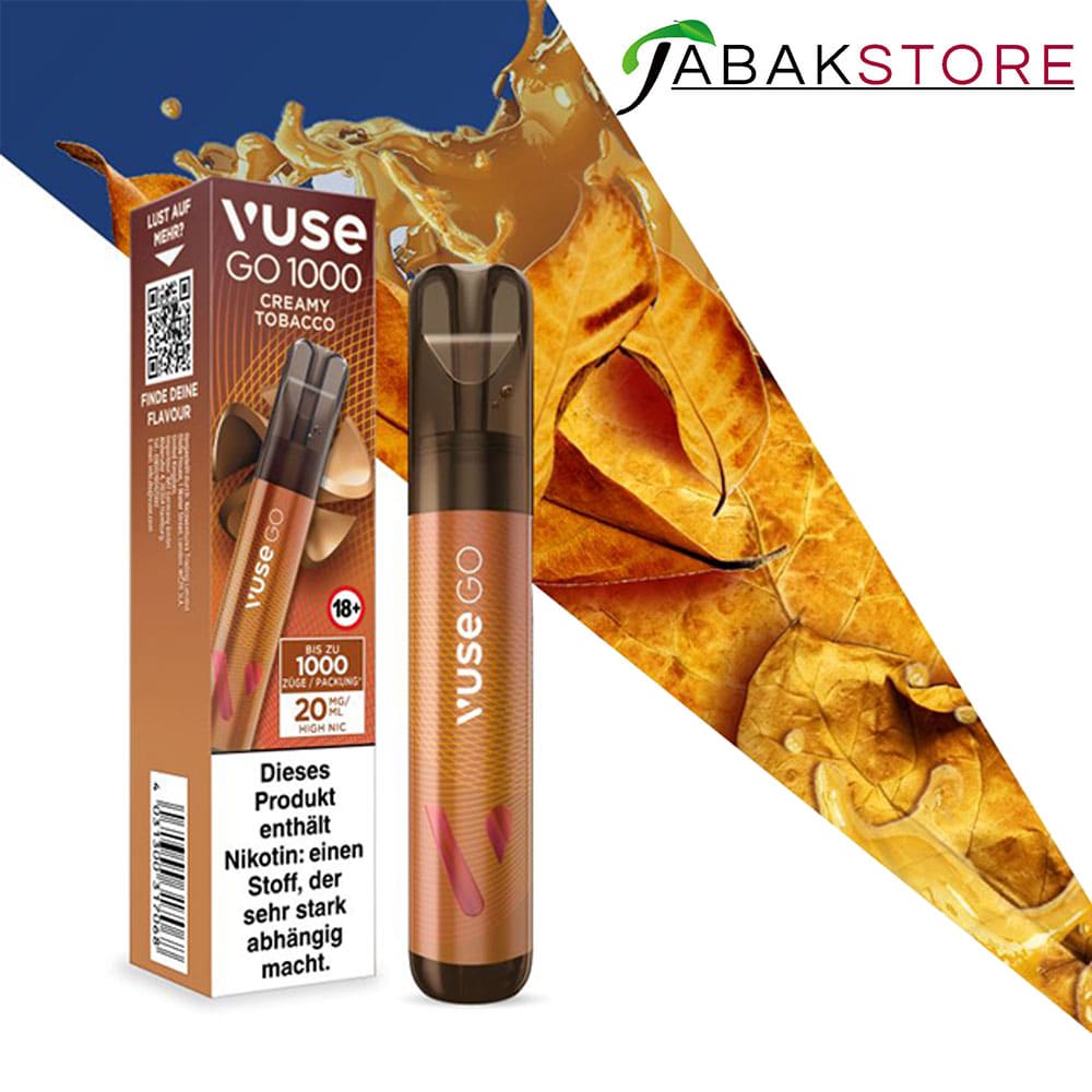 Vuse GO 1000 – Creamy Tobacco – 20mg/ml