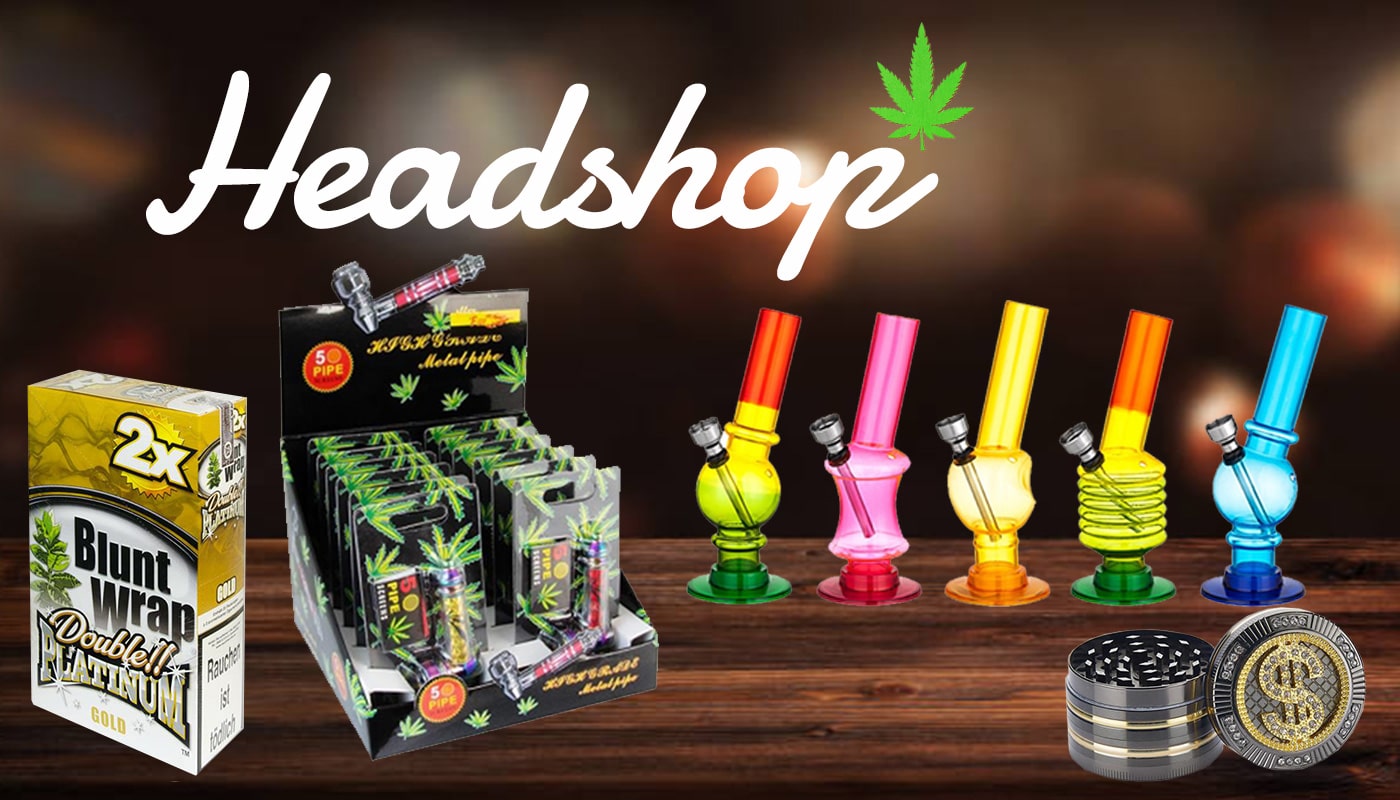 Headshop & Cannabis-Zubehör hier günstig bestellen 󾬔