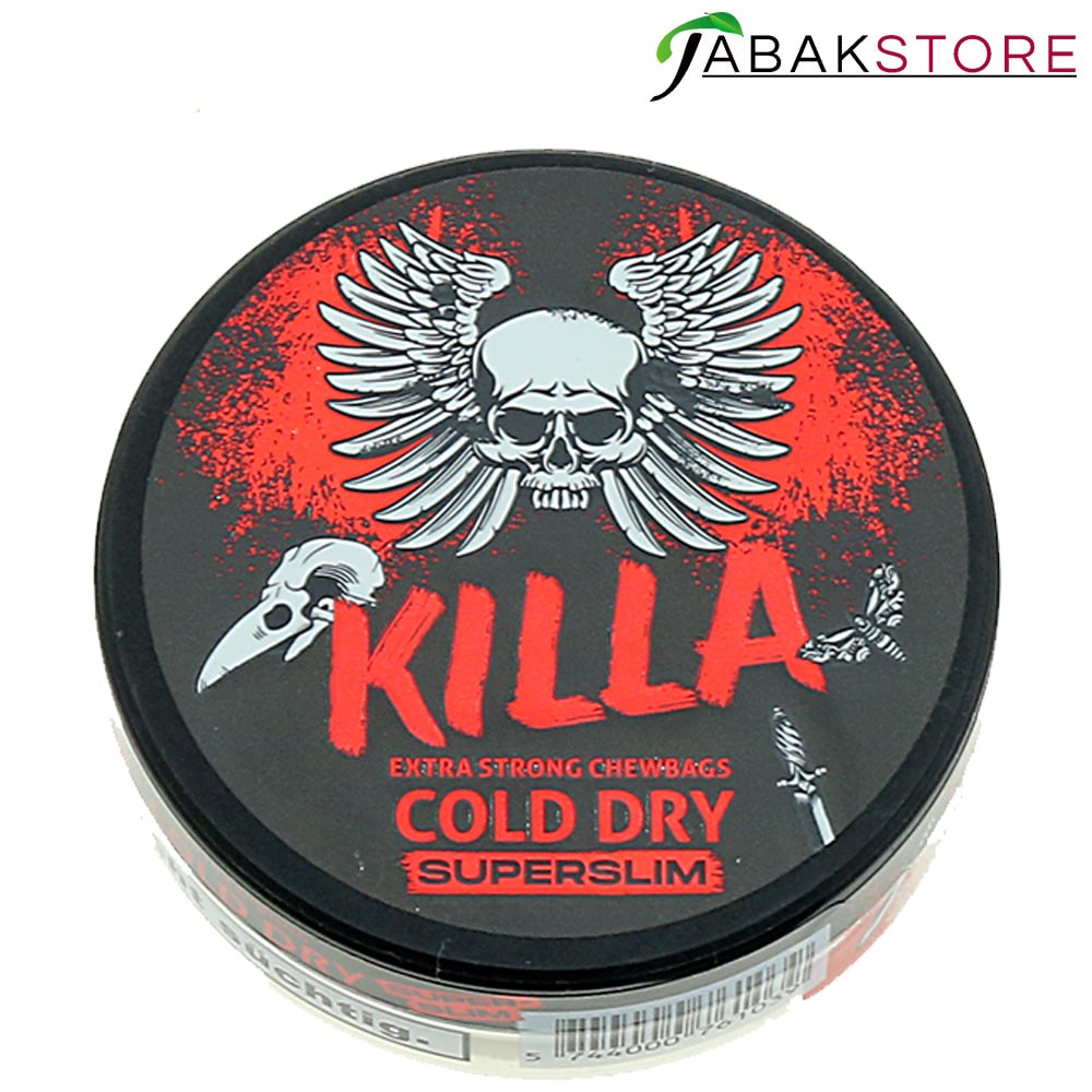 Killa Cold Dry Superslim Chew Bags Kautabak Bequem Online kaufen