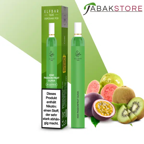 Elfbar T600 Kiwi Passion Fruit Guava