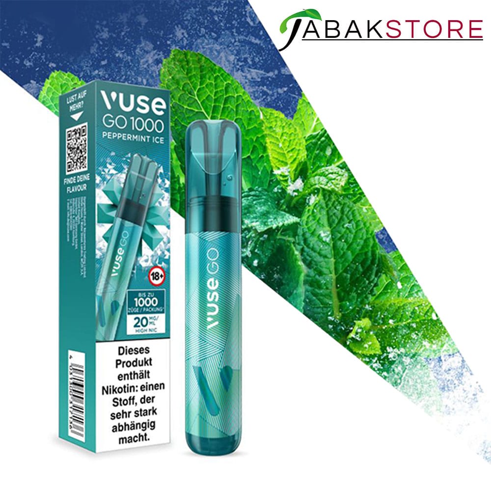 Vuse GO 1000 – Peppermint Ice – 20mg/ml