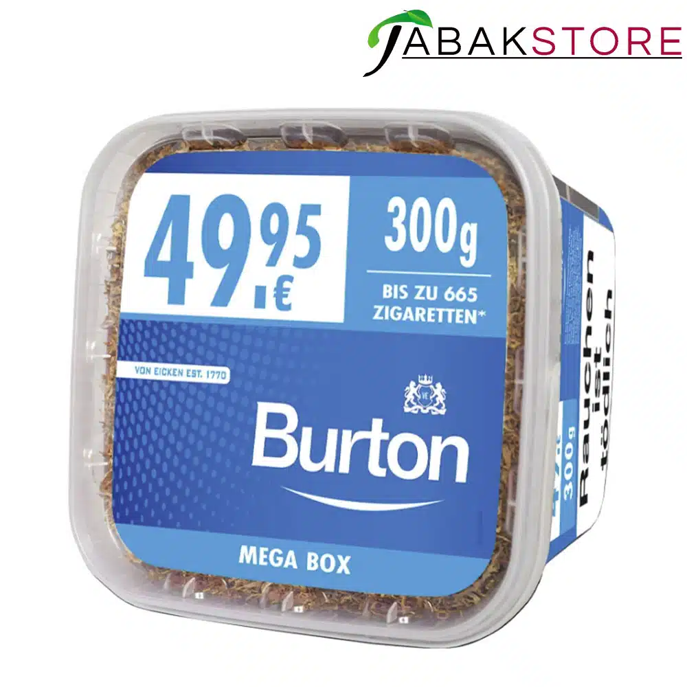 Burton Blue 49,95 Euro | 300g Volumentabak