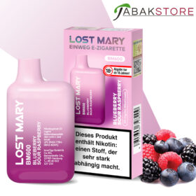 Elfbar-Lost-Mary-BM600-Einweg-E-Zigarette-Blueberry-Sour-Raspberry-20mg