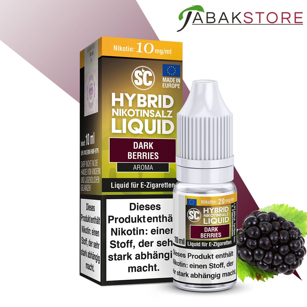 SC – Dark Berries – Hybrid Nikotinsalz 10ml Liquid 10mg/ml