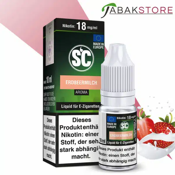 SC-Erdbeermilch-18mg-10ml-Liquid