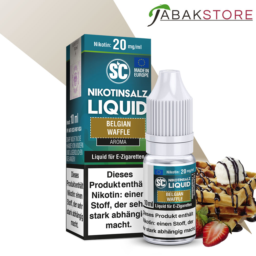 SC – Belgian Waffle – Nikotinsalz Liquid 10ml Liquid 20 mg/ml