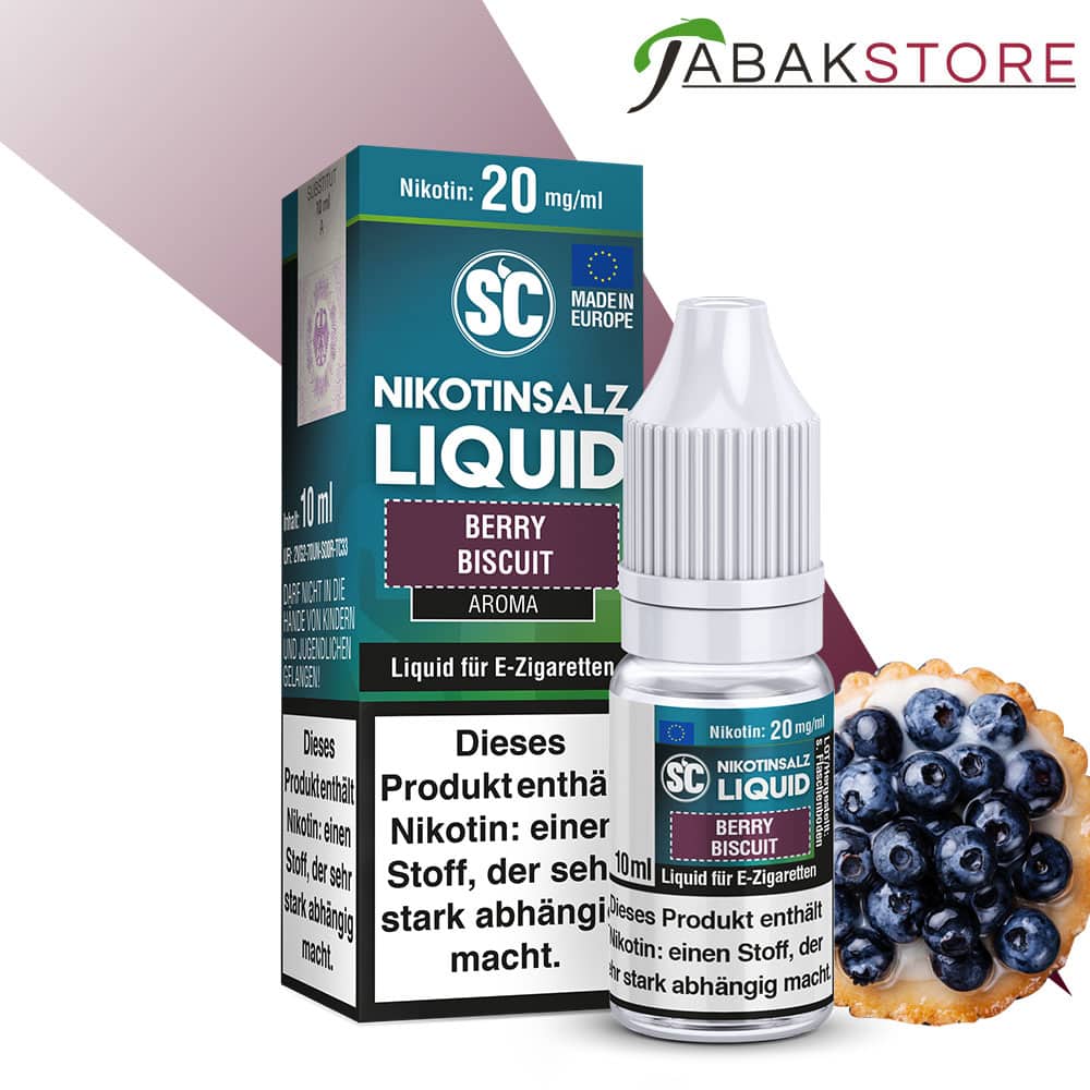 SC – Berry Biscuit – Nikotinsalz Liquid 10ml Liquid 20 mg/ml