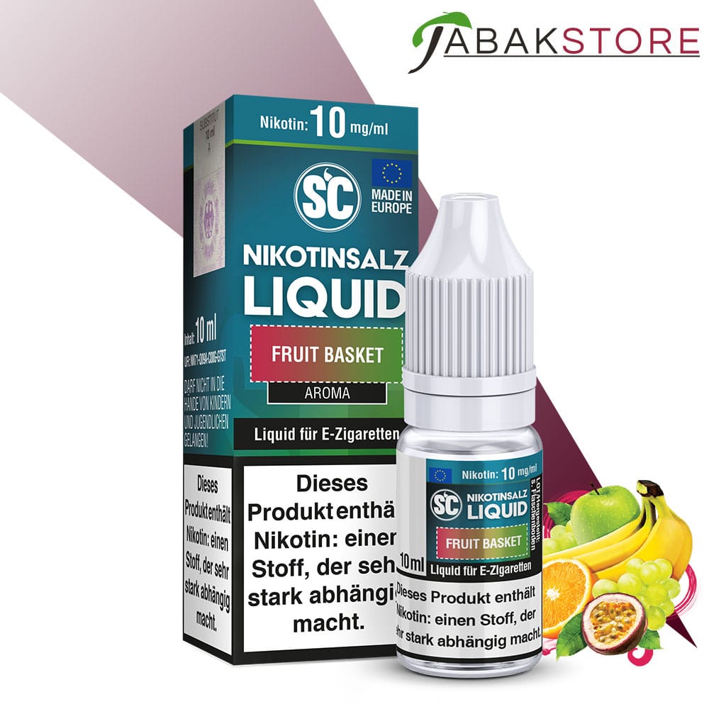 SC – Fruit Mix- Nikotinsalz Liquid 10ml Liquid 10 mg/ml