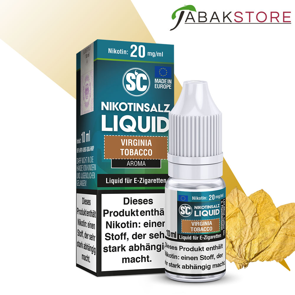 SC – Virginia Tobacco – Nikotinsalz Liquid 10ml Liquid 20 mg/ml