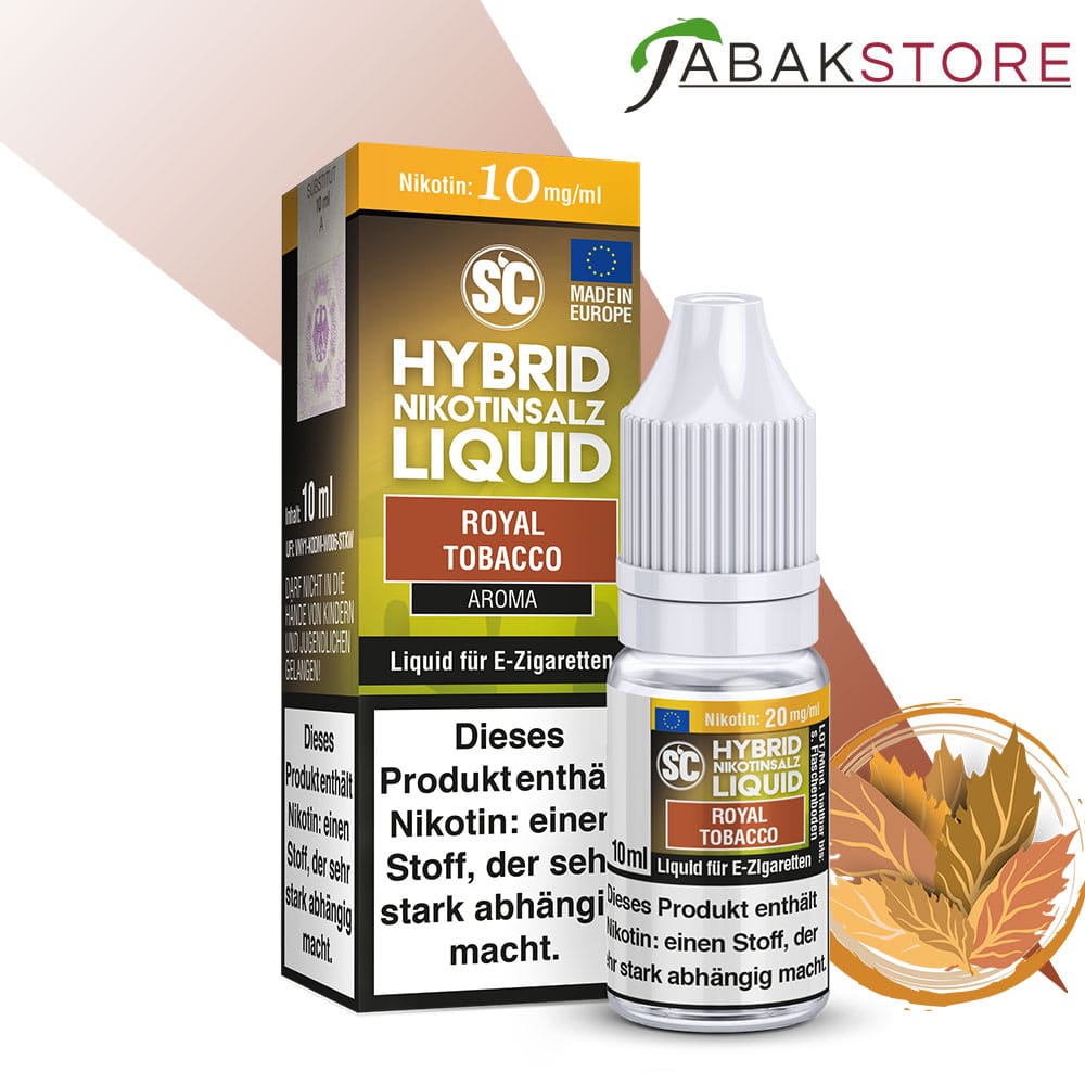 SC – Royal Tobacco – Hybrid Nikotinsalz 10ml Liquid 10mg/ml