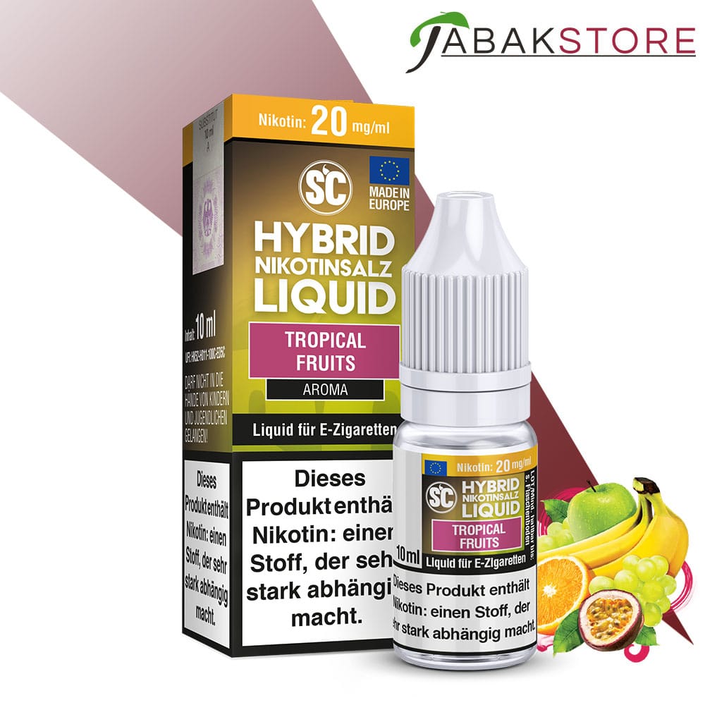 SC – Tropical Fruits – Hybrid Nikotinsalz 10ml Liquid 20mg/ml