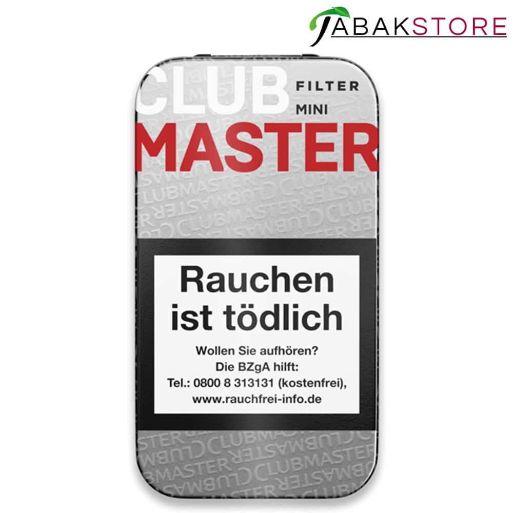 Clubmaster Mini Filter Red 2,00 Euro | 5 Zigarillos