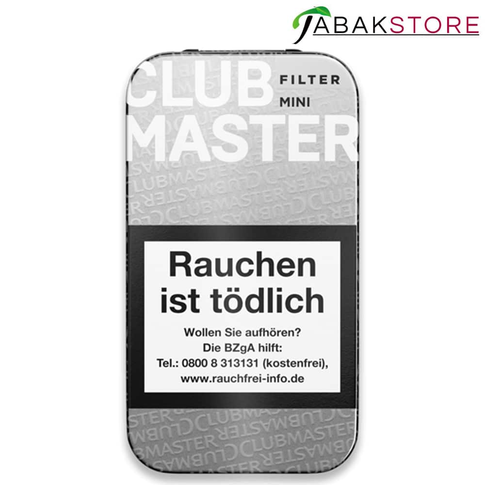 Clubmaster Mini Filter White 2,00 Euro | 5 Zigarillos