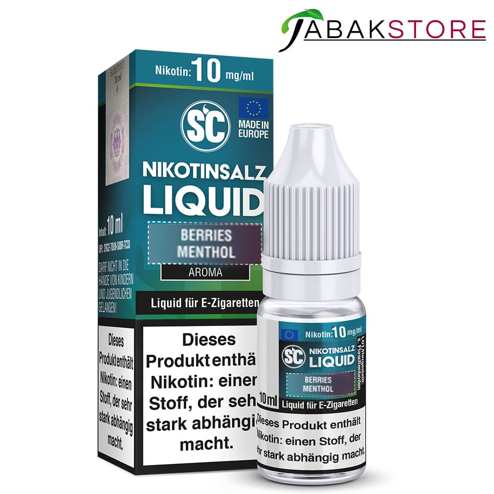 SC – Berries Menthol – Nikotinsalz Liquid 10ml Liquid 10 mg/ml