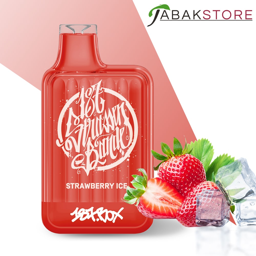 187 Strassenbande Box – Strawberry Ice – 20mg/ml