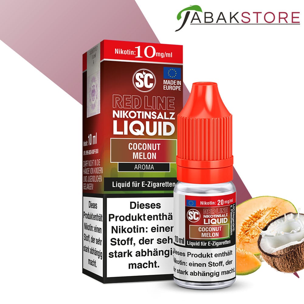 SC – Red Line – Coconut Melon – Nikotinsalz Liquid 10ml Liquid 10 mg/ml