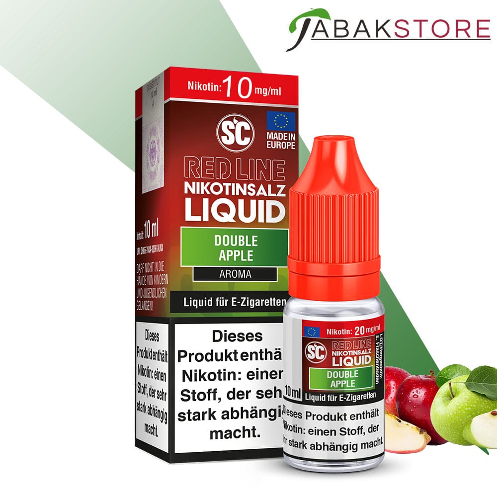 SC – Red Line – Double Apple – Nikotinsalz Liquid 10ml Liquid 10 mg/ml