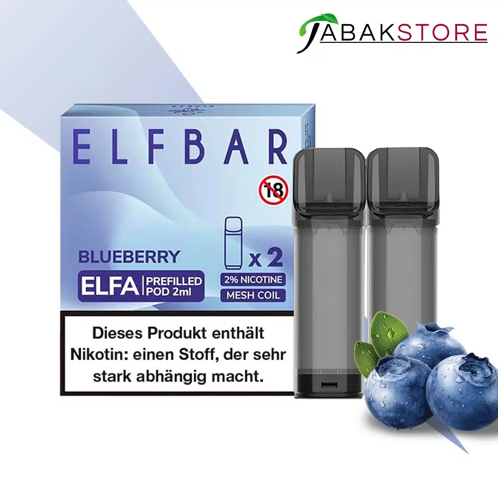 ELFA | Blueberry | Liquid Pod | 20mg | 2er Pack