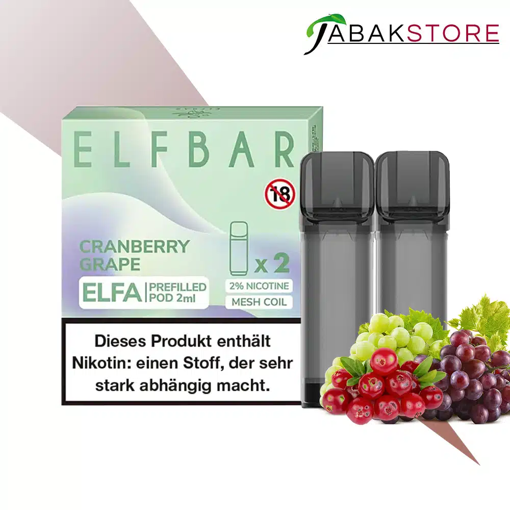 ELFA | Cranberry Grape | Liquid Pod | 20mg | 2er Pack