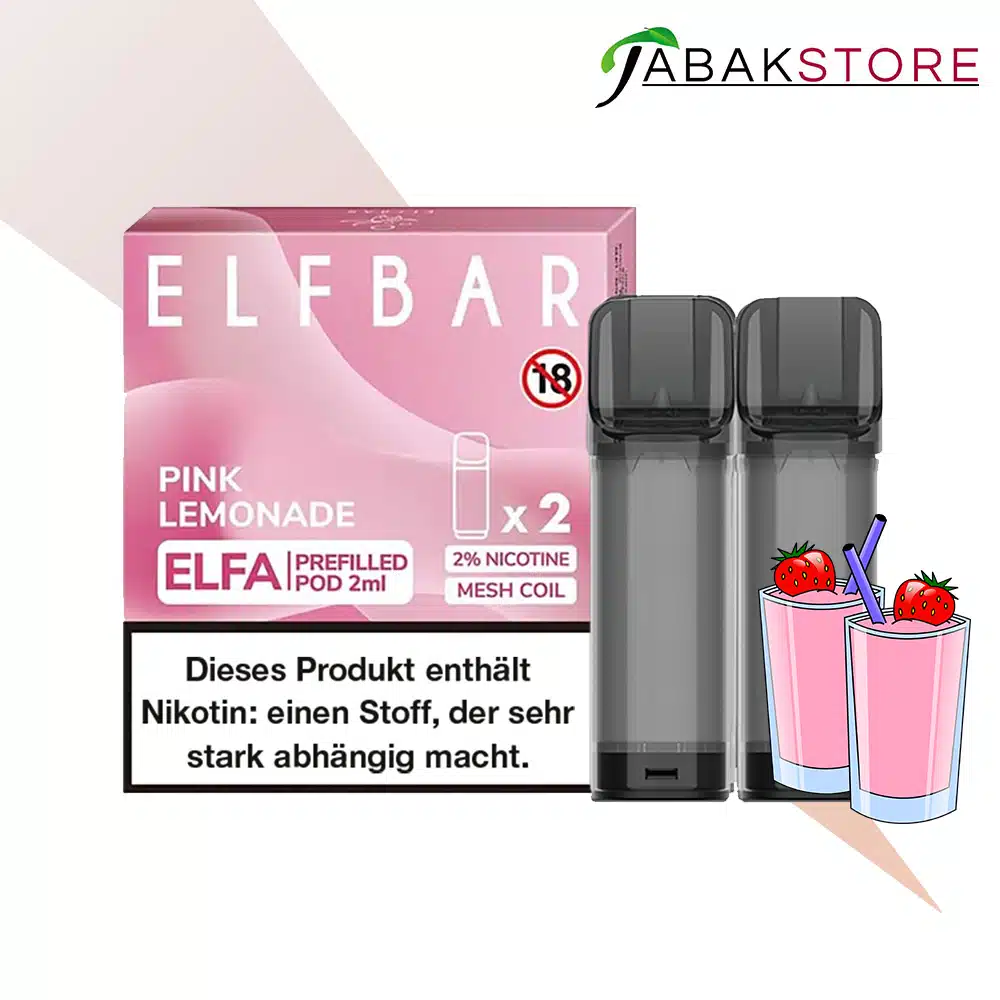 ELFA | Pink Lemonade | Liquid Pod | 20mg | 2er Pack