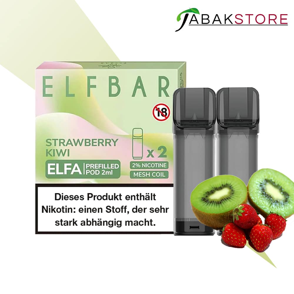 ELFA | Strawberry Kiwi | Liquid Pod | 20mg | 2er Pack