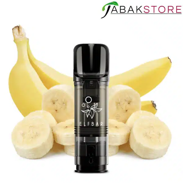 Elfa-Pods-Banana-mit-früchten-im-Hintergrund