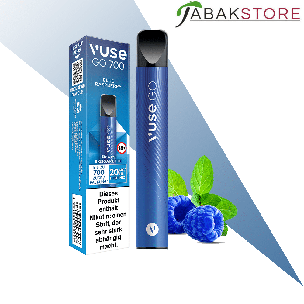 Vuse GO 700 – Blue Raspberry – 20mg/ml