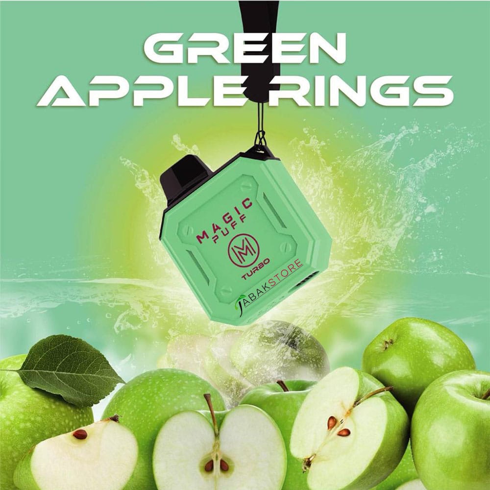 Magic Puff TURBO Green Apple Rings 20mg/ml NUR 6,90