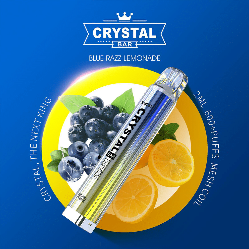 Crystal Bar 600 | Blue Razz Lemonade | 20mg/ml