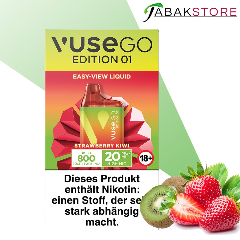 Vuse GO Box – Strawberry Kiwi – 20mg/ml
